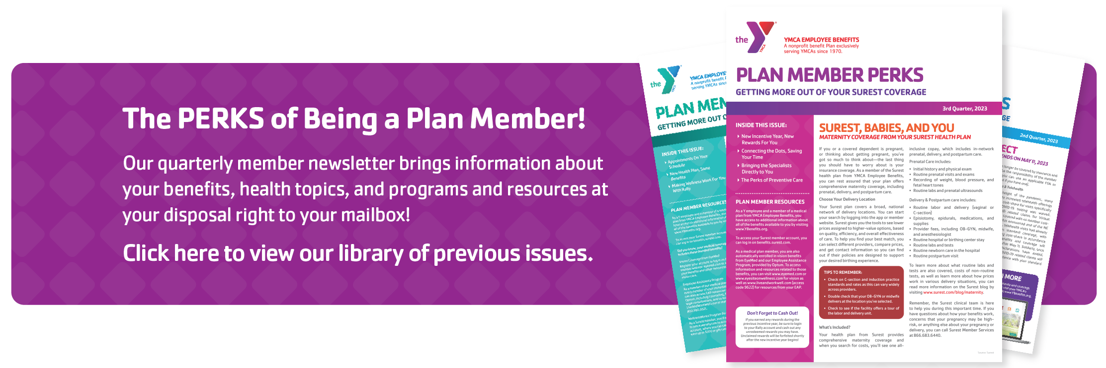 Plan Member Perks